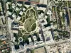 Le parc des Bruyères vu de haut