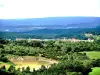 Bonlieu - Panorama Bonlieu, vanuit het oogpunt van het meer (© Jean Espirat)