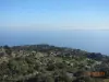 Ridge Blick auf die Bucht von Lavandou