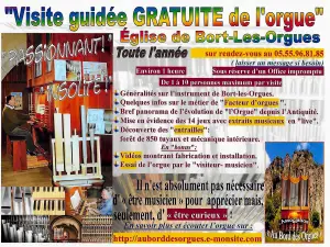 Visite o Bort-les-Orgues órgão