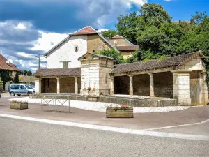 Large fountain-washhouse, downtown (© J.E)