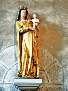Vierge à l'Enfant, dans l'église (© J.E)