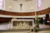 Inside the Sainte-Marie church