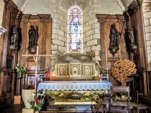 Retábulo da igreja de Boussac (© J.E)