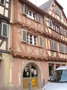 Haus der wohlhabenden Bourgeois der zweiten Hälfte des sechzehnten Jahrhunderts.