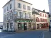 Casas antiguas en el pueblo de Brantôme