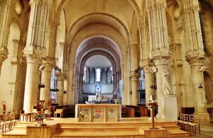 The interior of Saint-Etienne church