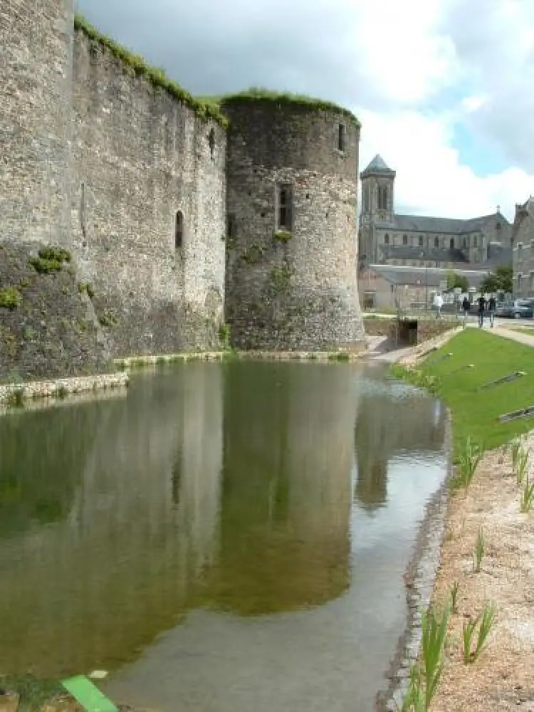 Bricquebec-en-Cotentin - Les douves autour du château
