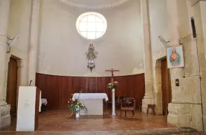 El interior de la iglesia