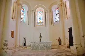 The interior of the Notre-Dame church