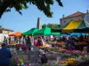 Cadillac-sur-Garonne Markt (© Gironde Tourisme - D.Remazeilles)