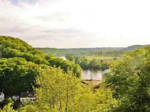 Mit Blick auf die Dordogne