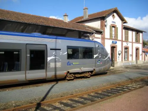 Train station of Callac - Transport in Callac