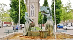 Cancale, Austern-Waschbrunnen