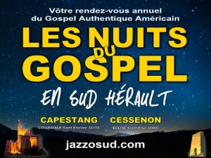 Displays Gospel Nights in South Hérault