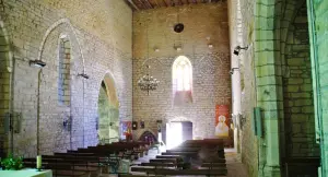 Het interieur van de kerk