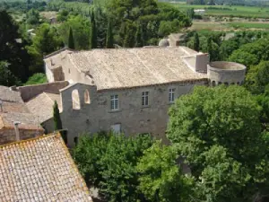 Vue sur le château de Cazouls-d'Hérault