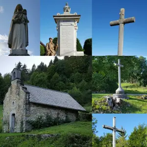 Kapelle von Ferrières und Kreuz