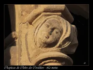 One of the capitals of the Cordeliers cloister