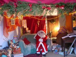 Kerstmarkt: Santa's home