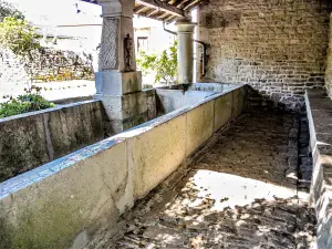 Fontaine-lavoir de Châteauvieux-les-Fossés (© J.E)