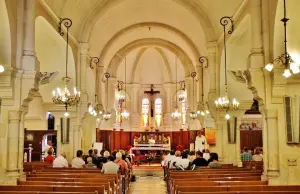 Het interieur van de Sint-Janskerk