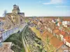 Panorama op de kerk van Saint-Vorles en de stad (© Jean Espirat)