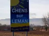 Chens-sur-Léman - Entrada da aldeia