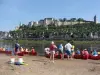 Гребля на каноэ в Chinon