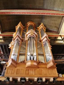 Interior of the Saint-Vincent church