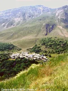 Vista de la ciudad de Clavans-le-Bas