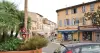 The town
