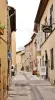 The town