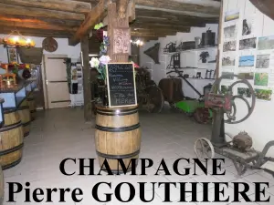 Cave de Champagne, à Colombey