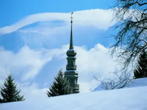 Torre sineira de Combloux (© OT Combloux)