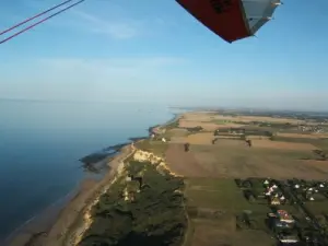 Site de vol libre - Vue vers Arromanches