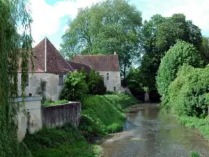 Die Dhuys Hafen und Schloss