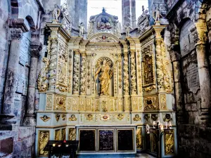 Retablo de la iglesia de la abadía (© JE)