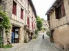 Conques-en-Rouergue - メインストリート(©J.E)