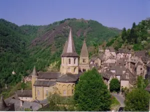 Conques, uno de los pueblos más bellos de Francia (© RC)