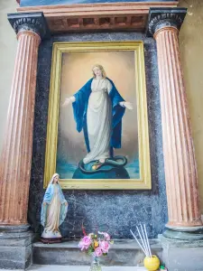 Autel de la Vierge - Chapelle Notre-Dame de Consolation (© J.E)