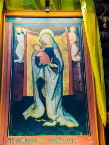 Copie du tableau de Notre-Dame-de-Consolation, dans la chapelle de Consolation (© J.E)