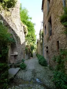 Rue Chaude à Cordes-sur-Ciel