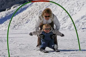 Aprender a esquiar para niños pequeños