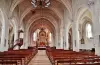 El interior de la iglesia de Saint-Etienne