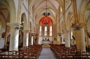 Inside the Saint- Etienne church