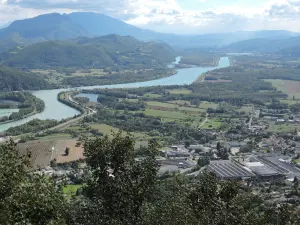 Vista della città e del Rodano