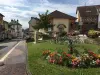 La sala de juntas en los colores del Tour de Francia.