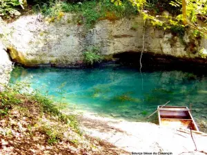 Blue spring of Cusancin