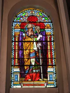 Stained glass of Saint-Claude - Church of Cusance (© J.E)